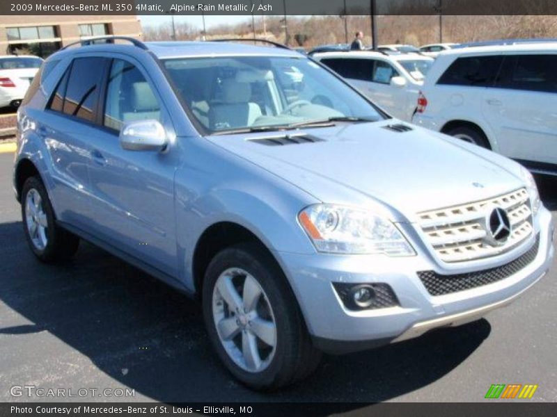 Alpine Rain Metallic / Ash 2009 Mercedes-Benz ML 350 4Matic