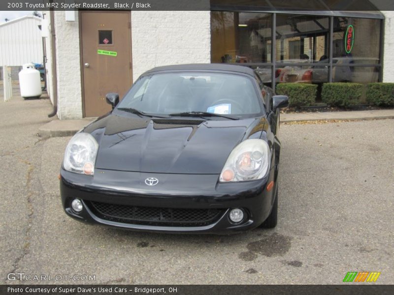 Black / Black 2003 Toyota MR2 Spyder Roadster