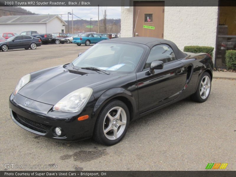 Black / Black 2003 Toyota MR2 Spyder Roadster