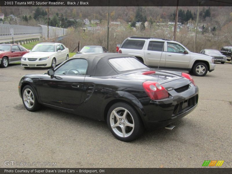Black / Black 2003 Toyota MR2 Spyder Roadster