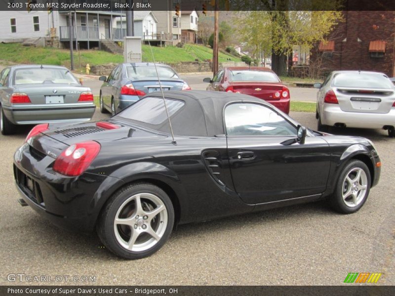 Black / Black 2003 Toyota MR2 Spyder Roadster