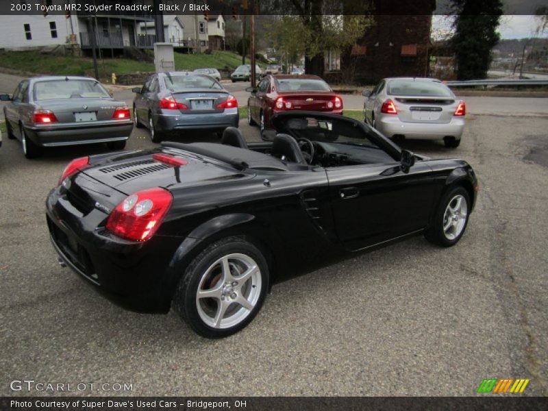 Black / Black 2003 Toyota MR2 Spyder Roadster