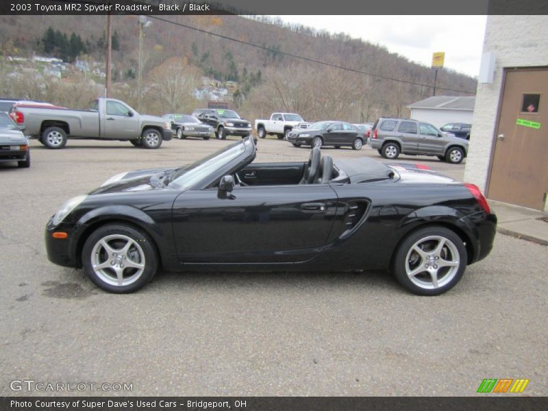 Black / Black 2003 Toyota MR2 Spyder Roadster