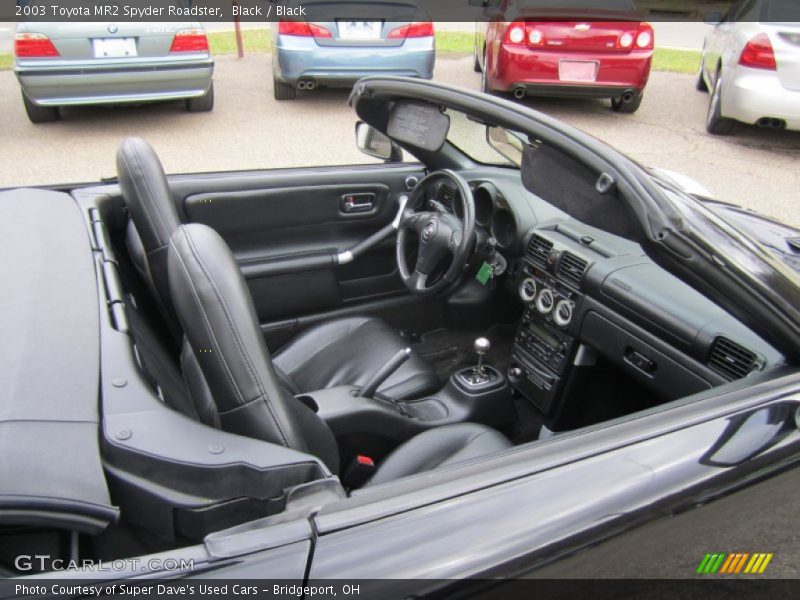 Black / Black 2003 Toyota MR2 Spyder Roadster