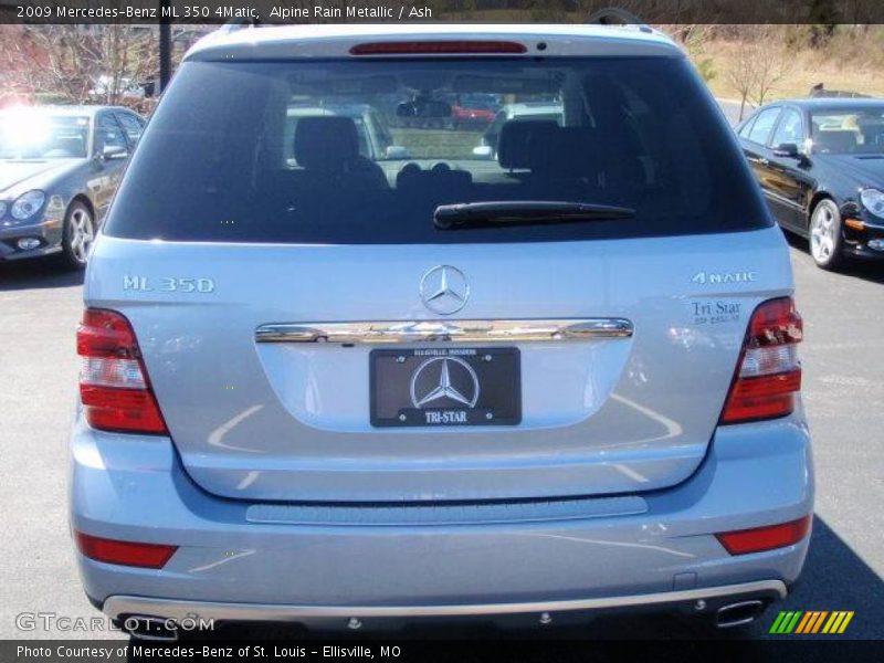 Alpine Rain Metallic / Ash 2009 Mercedes-Benz ML 350 4Matic