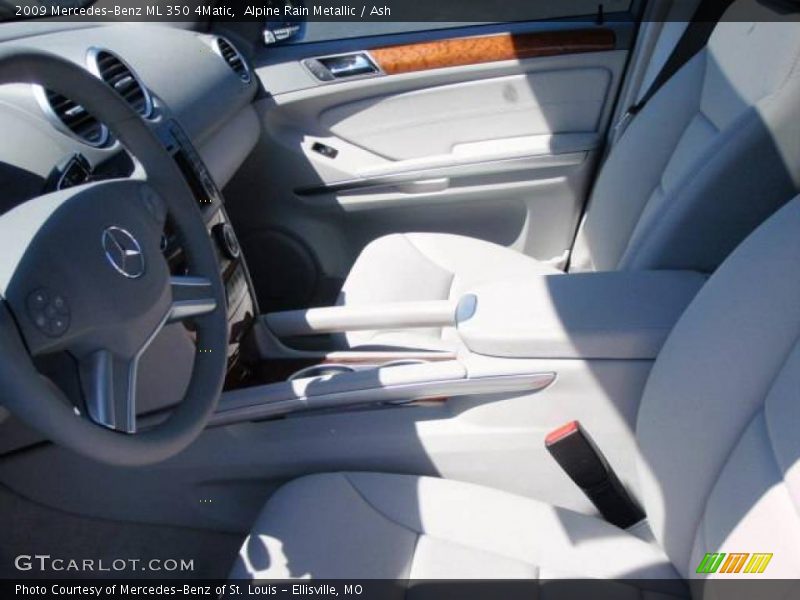 Alpine Rain Metallic / Ash 2009 Mercedes-Benz ML 350 4Matic