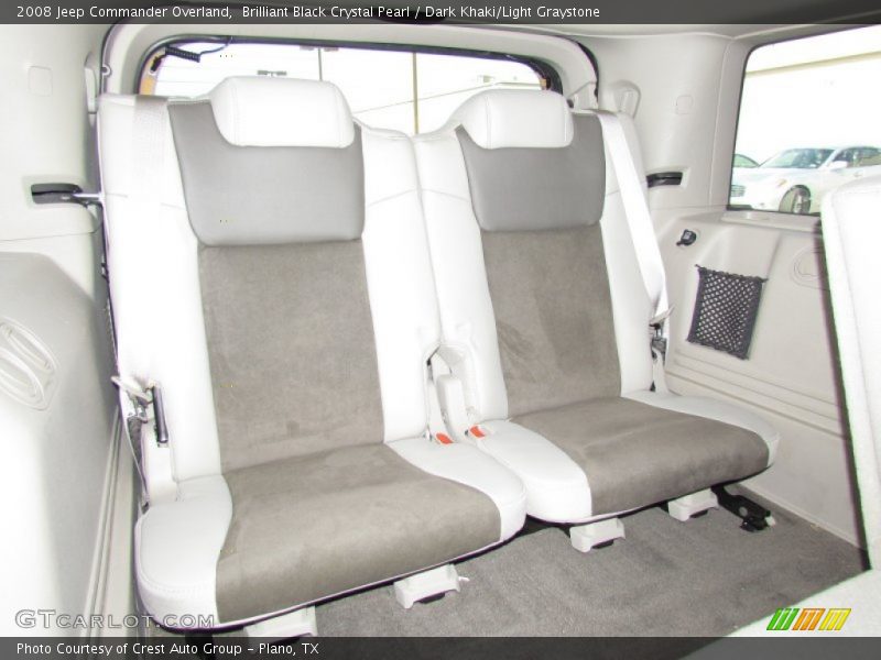 Brilliant Black Crystal Pearl / Dark Khaki/Light Graystone 2008 Jeep Commander Overland