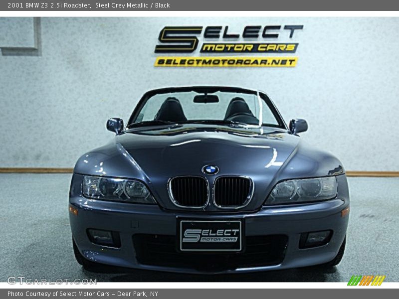 Steel Grey Metallic / Black 2001 BMW Z3 2.5i Roadster