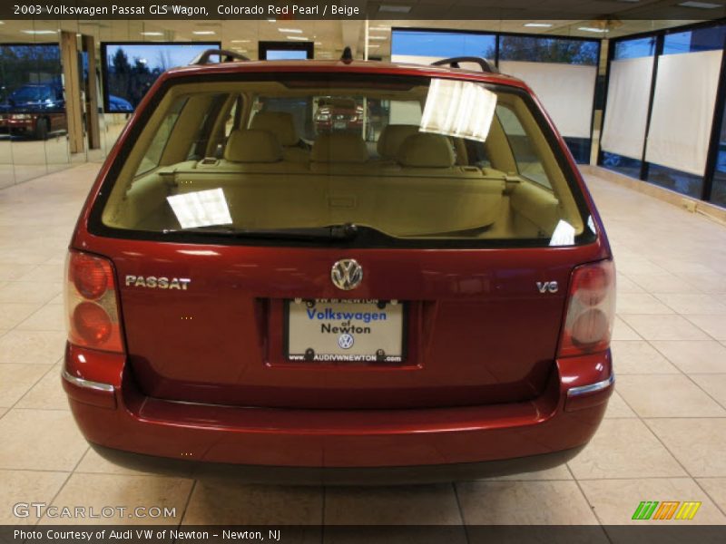 Colorado Red Pearl / Beige 2003 Volkswagen Passat GLS Wagon