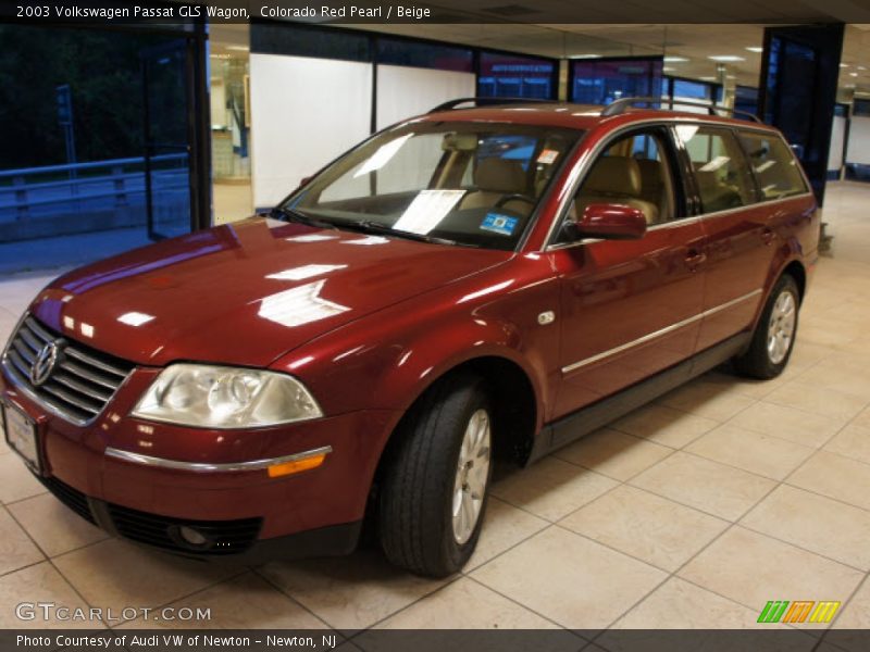 Colorado Red Pearl / Beige 2003 Volkswagen Passat GLS Wagon