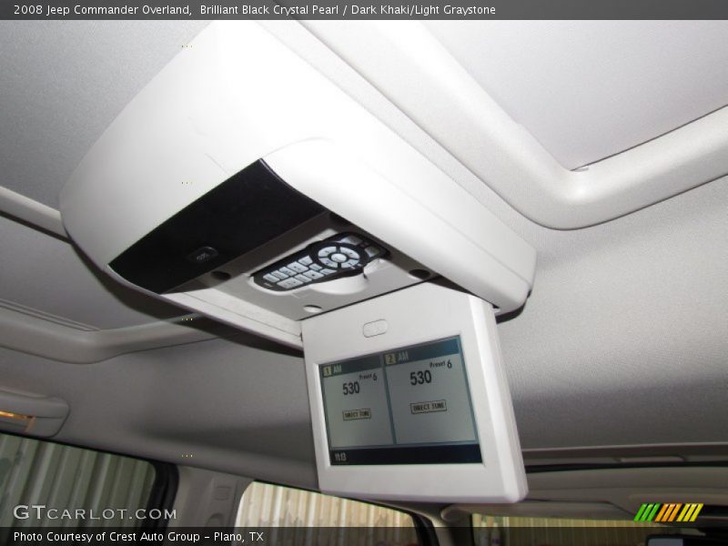 Brilliant Black Crystal Pearl / Dark Khaki/Light Graystone 2008 Jeep Commander Overland