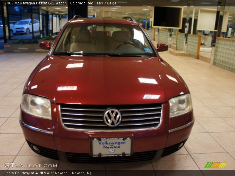 Colorado Red Pearl / Beige 2003 Volkswagen Passat GLS Wagon