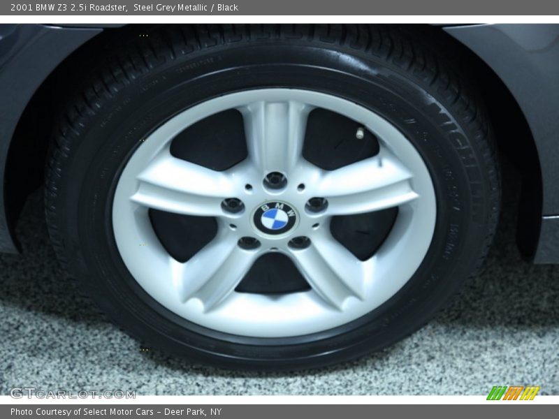 Steel Grey Metallic / Black 2001 BMW Z3 2.5i Roadster
