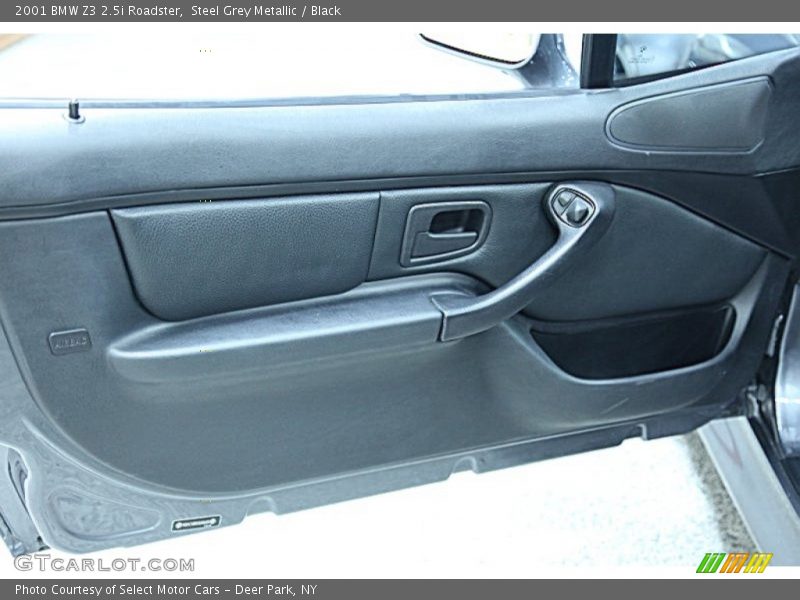 Steel Grey Metallic / Black 2001 BMW Z3 2.5i Roadster
