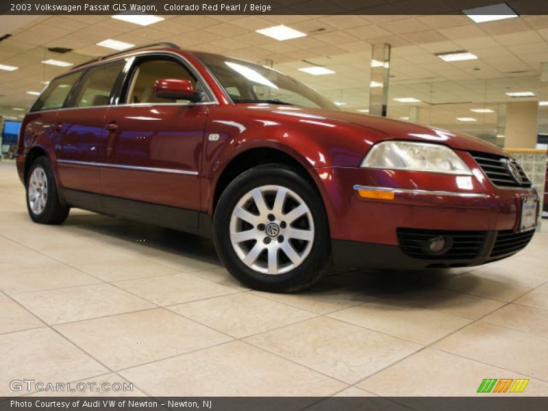 Colorado Red Pearl / Beige 2003 Volkswagen Passat GLS Wagon
