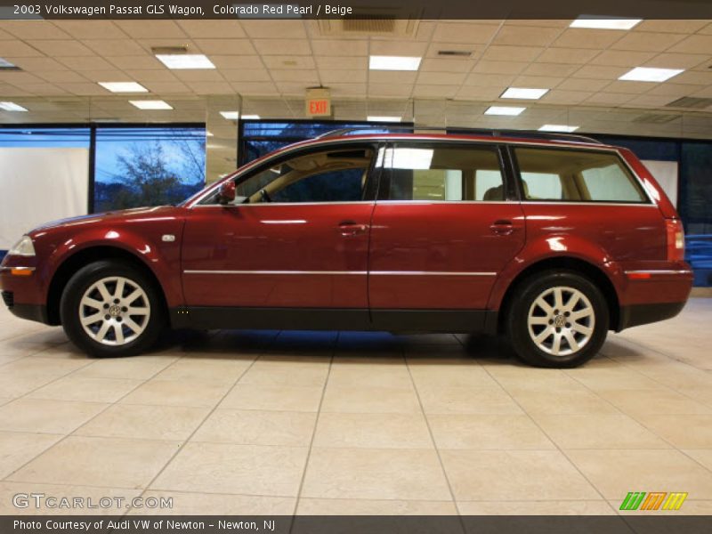 Colorado Red Pearl / Beige 2003 Volkswagen Passat GLS Wagon