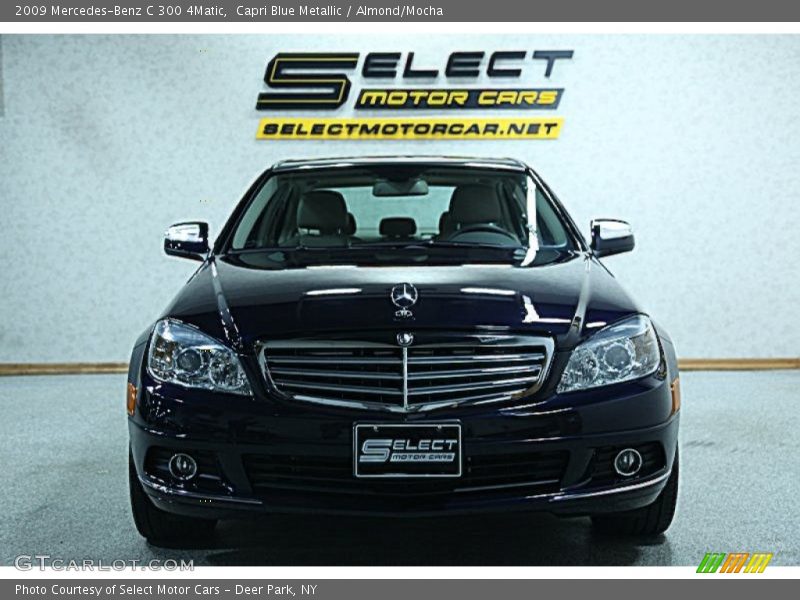 Capri Blue Metallic / Almond/Mocha 2009 Mercedes-Benz C 300 4Matic