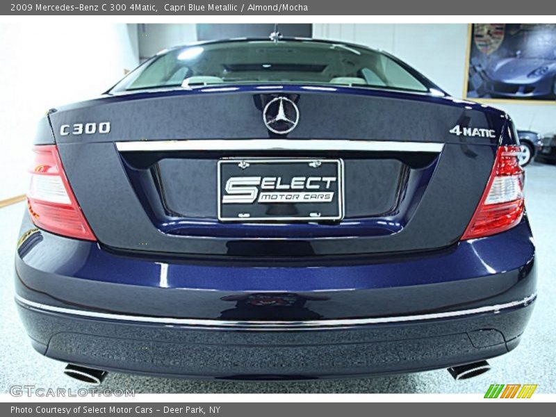 Capri Blue Metallic / Almond/Mocha 2009 Mercedes-Benz C 300 4Matic