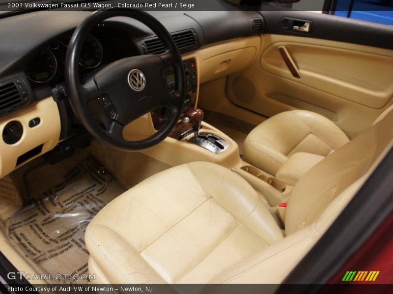 Colorado Red Pearl / Beige 2003 Volkswagen Passat GLS Wagon