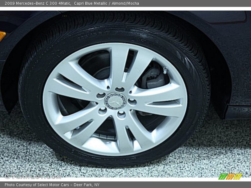 Capri Blue Metallic / Almond/Mocha 2009 Mercedes-Benz C 300 4Matic