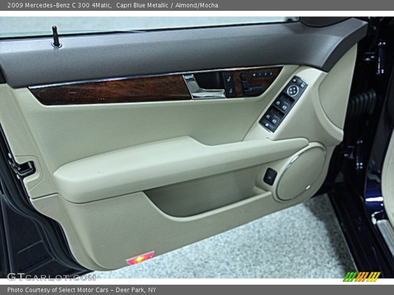 Capri Blue Metallic / Almond/Mocha 2009 Mercedes-Benz C 300 4Matic