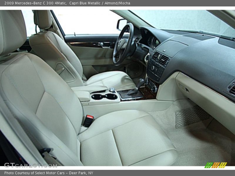 Capri Blue Metallic / Almond/Mocha 2009 Mercedes-Benz C 300 4Matic