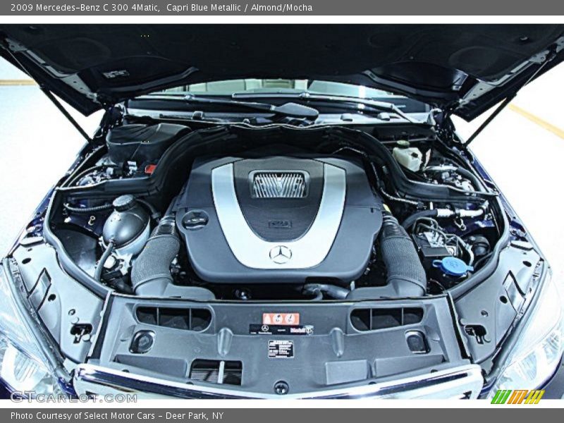Capri Blue Metallic / Almond/Mocha 2009 Mercedes-Benz C 300 4Matic