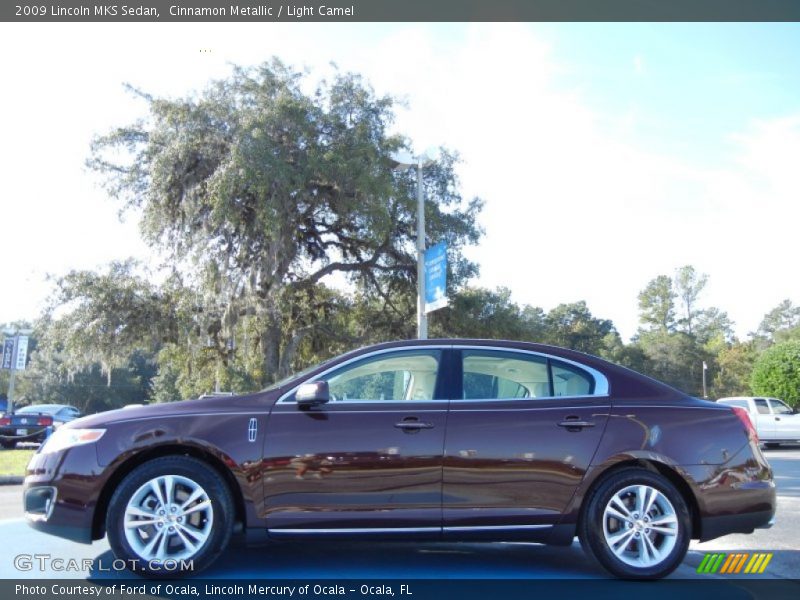Cinnamon Metallic / Light Camel 2009 Lincoln MKS Sedan