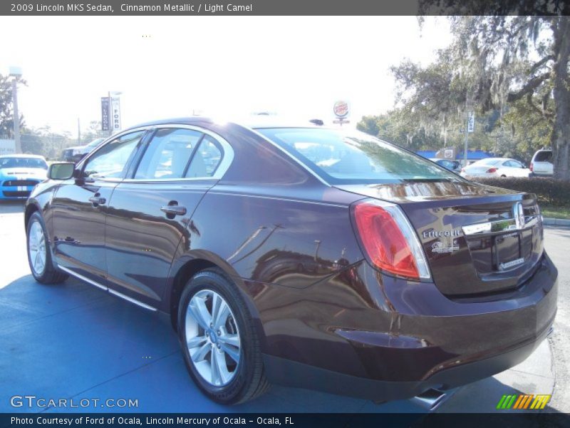 Cinnamon Metallic / Light Camel 2009 Lincoln MKS Sedan