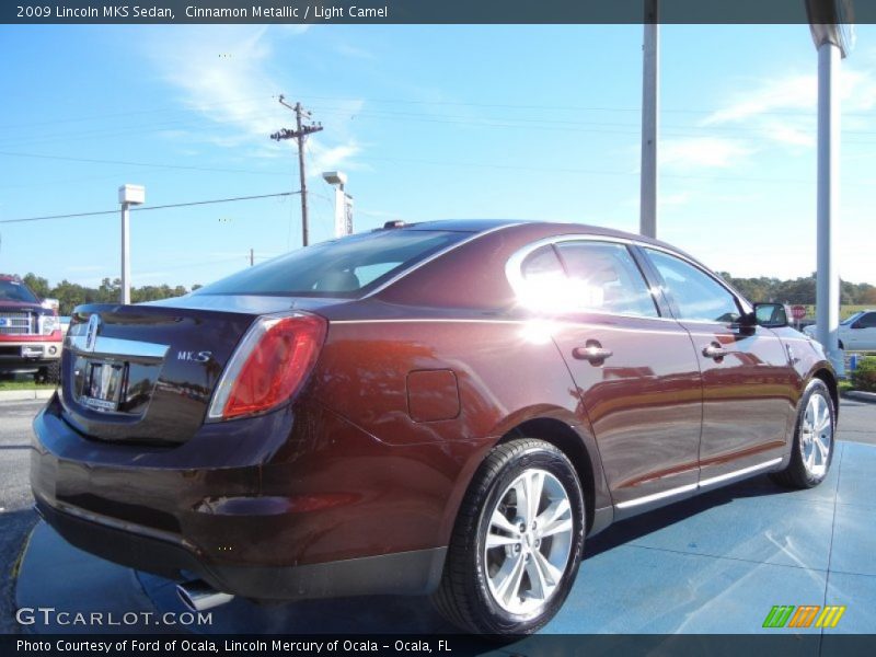 Cinnamon Metallic / Light Camel 2009 Lincoln MKS Sedan