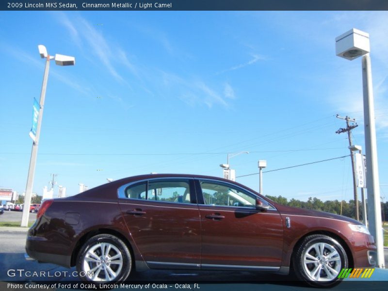 Cinnamon Metallic / Light Camel 2009 Lincoln MKS Sedan