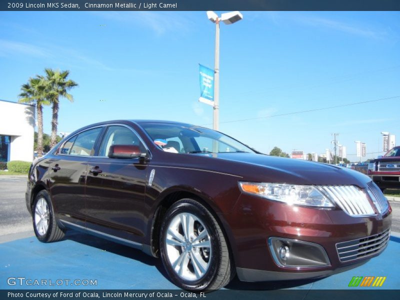 Cinnamon Metallic / Light Camel 2009 Lincoln MKS Sedan