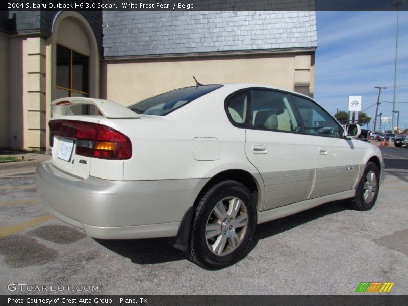 White Frost Pearl / Beige 2004 Subaru Outback H6 3.0 Sedan