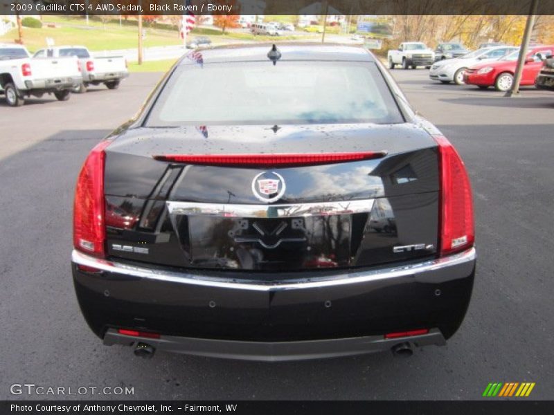 Black Raven / Ebony 2009 Cadillac CTS 4 AWD Sedan