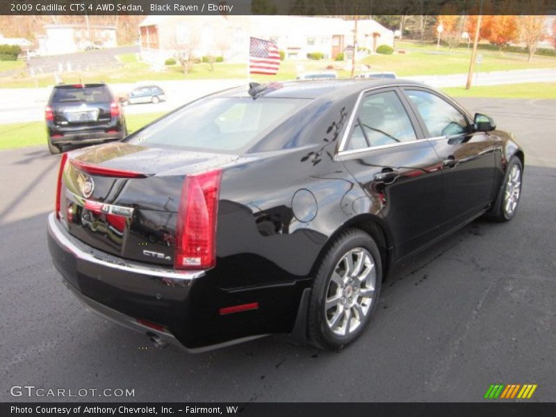 Black Raven / Ebony 2009 Cadillac CTS 4 AWD Sedan