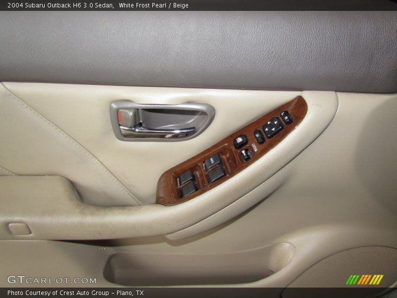White Frost Pearl / Beige 2004 Subaru Outback H6 3.0 Sedan