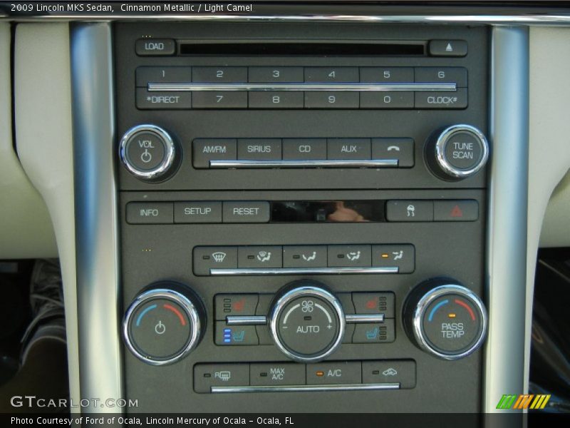 Cinnamon Metallic / Light Camel 2009 Lincoln MKS Sedan