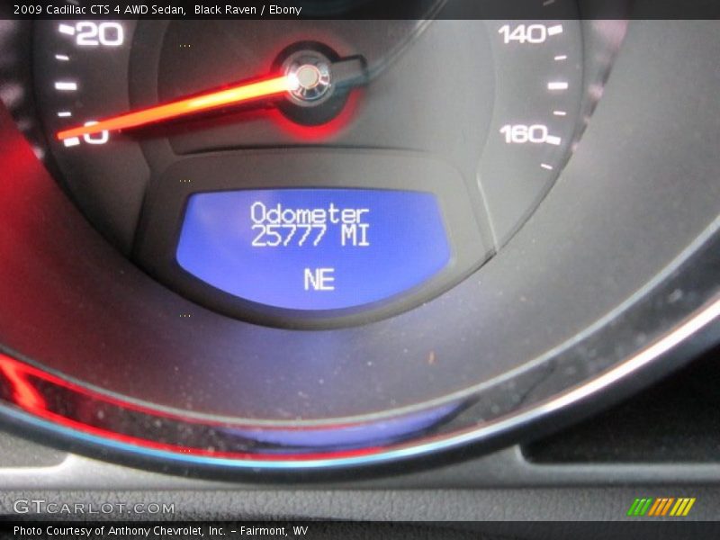 Black Raven / Ebony 2009 Cadillac CTS 4 AWD Sedan