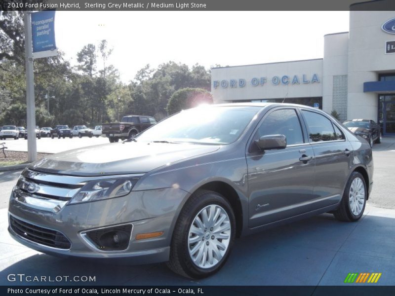Sterling Grey Metallic / Medium Light Stone 2010 Ford Fusion Hybrid