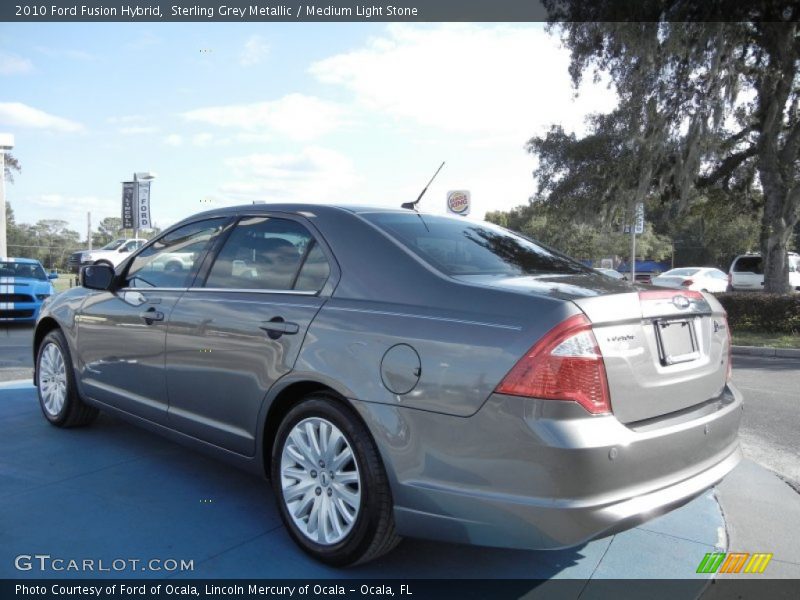 Sterling Grey Metallic / Medium Light Stone 2010 Ford Fusion Hybrid