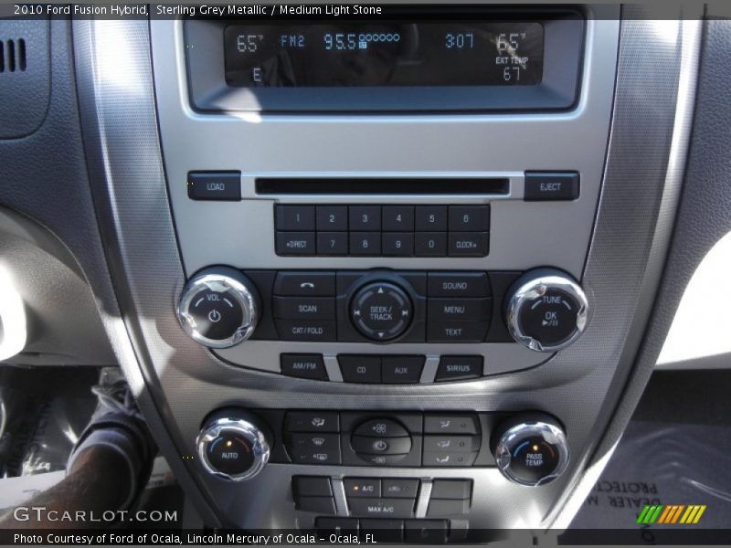 Sterling Grey Metallic / Medium Light Stone 2010 Ford Fusion Hybrid