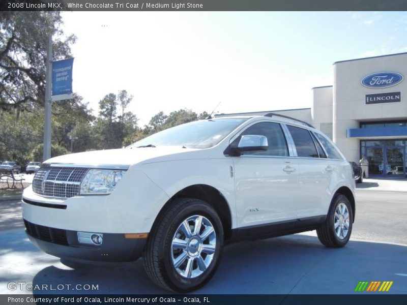 White Chocolate Tri Coat / Medium Light Stone 2008 Lincoln MKX