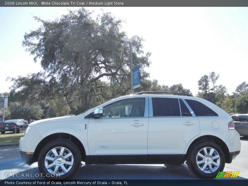 White Chocolate Tri Coat / Medium Light Stone 2008 Lincoln MKX