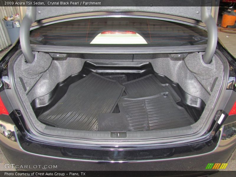 Crystal Black Pearl / Parchment 2009 Acura TSX Sedan