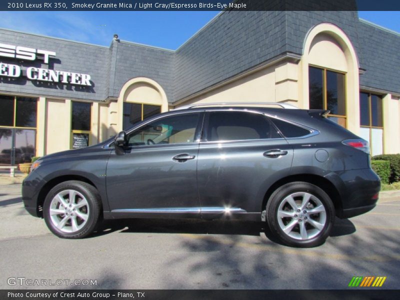 Smokey Granite Mica / Light Gray/Espresso Birds-Eye Maple 2010 Lexus RX 350