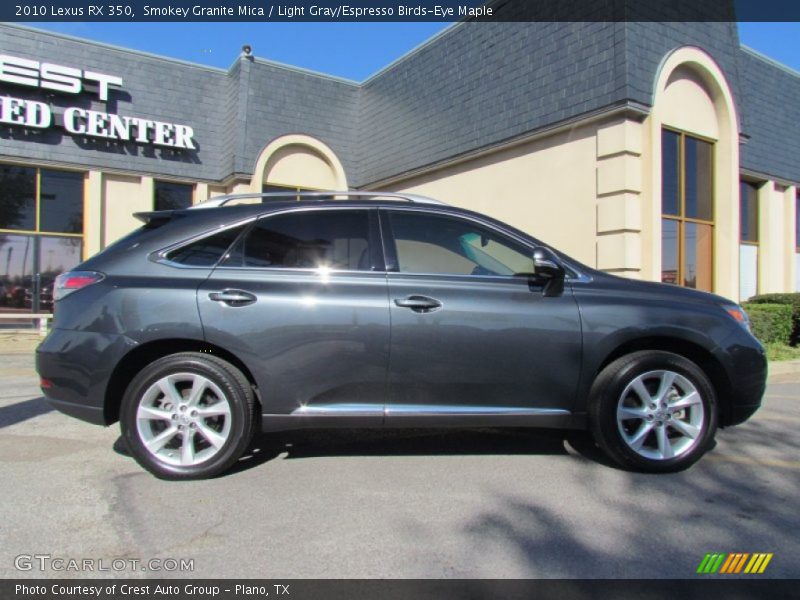 Smokey Granite Mica / Light Gray/Espresso Birds-Eye Maple 2010 Lexus RX 350