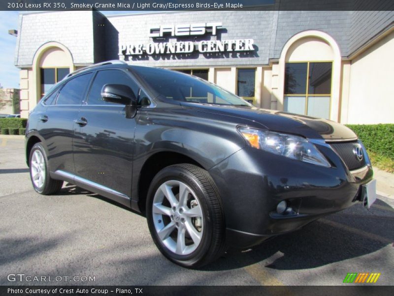 Smokey Granite Mica / Light Gray/Espresso Birds-Eye Maple 2010 Lexus RX 350