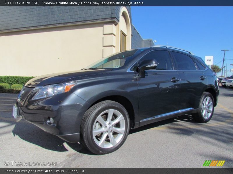 Smokey Granite Mica / Light Gray/Espresso Birds-Eye Maple 2010 Lexus RX 350
