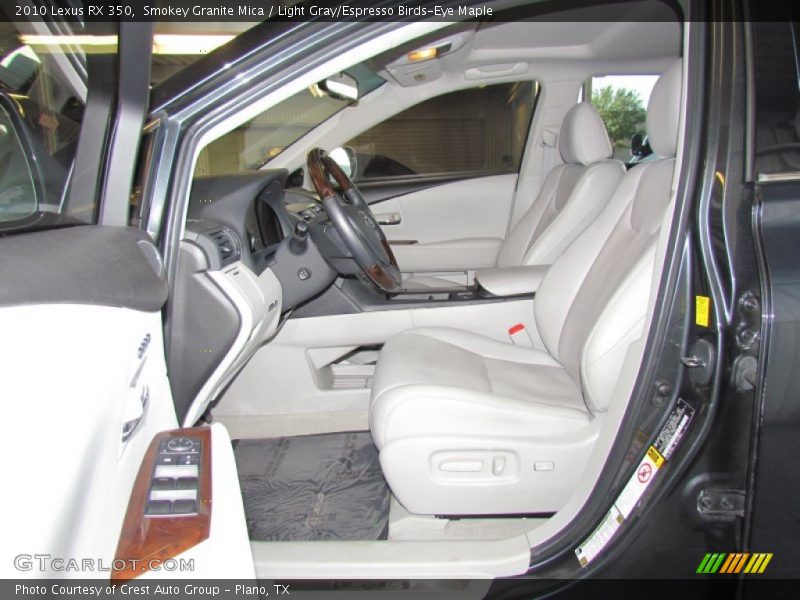 Smokey Granite Mica / Light Gray/Espresso Birds-Eye Maple 2010 Lexus RX 350