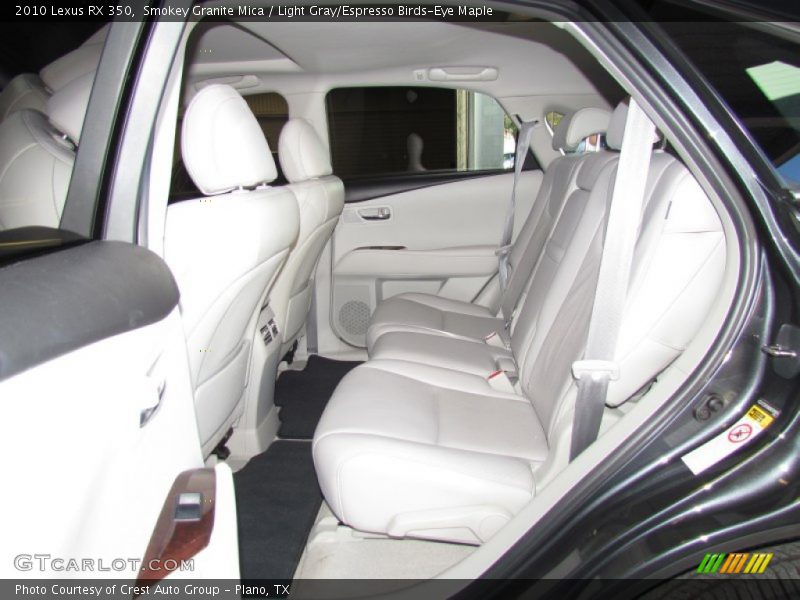 Smokey Granite Mica / Light Gray/Espresso Birds-Eye Maple 2010 Lexus RX 350